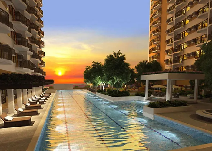 Bay Sunset In Pasay With Balcony,pool, Fast Wifi Near Naia Airport , Moa, Picc, Us Embassy Manila